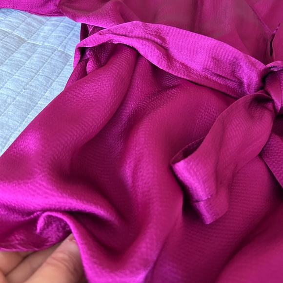 Satin wrap shirt - Picture 4 of 4